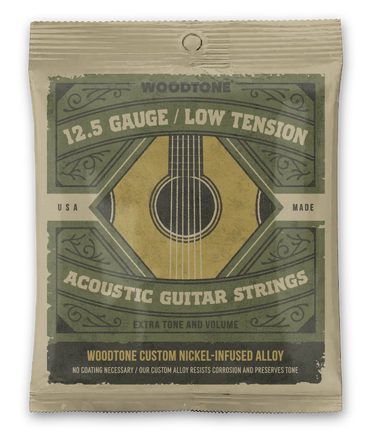 Nickel-Infused Low Tension / Acoustic Guitar Strings