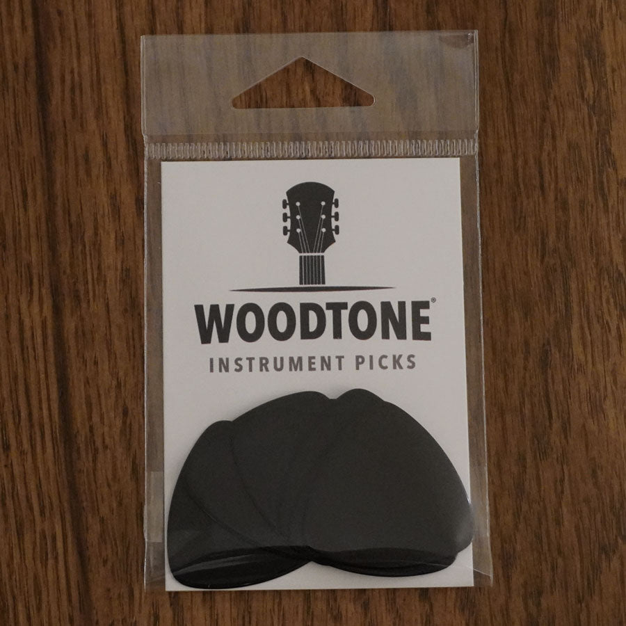 Woodtone Large Triangle Guitar Picks / Vintage Tone (Black)