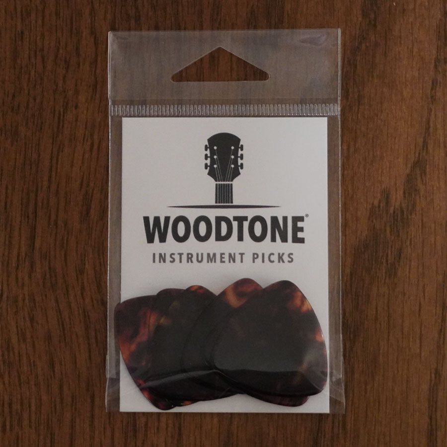 Woodtone Large Triangle Guitar Picks / Vintage Tone (Tortoise)