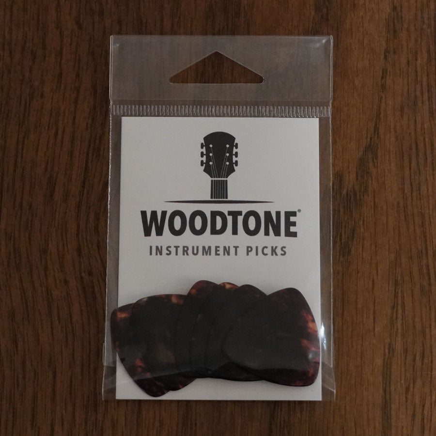 Woodtone Small Triangle Guitar Picks / Vintage Tone (Tortoise)