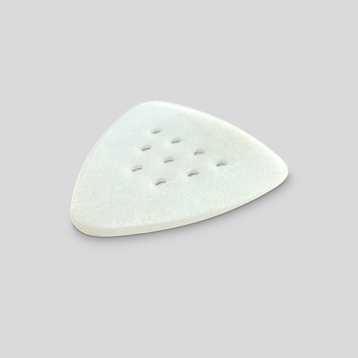 Woodtone Hand-Finished 1.0mm Bluegrass FlatPick (Matte White)