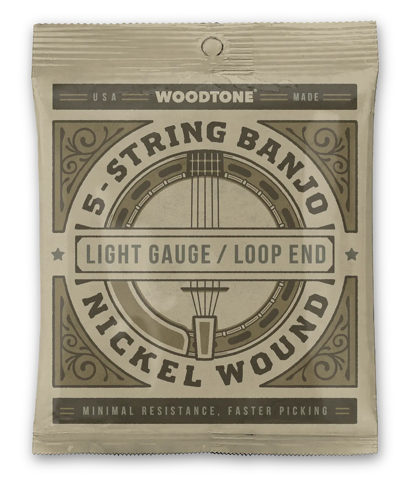 5-String Banjo / Light Gauge Nickel Wound Non-Coated