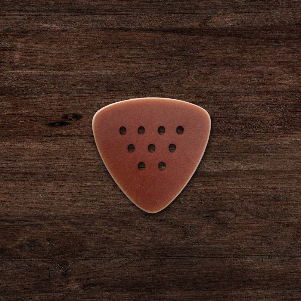 Hand-Finished FlexGrip® Picks - .85mm Perdiz - Saddle Brown