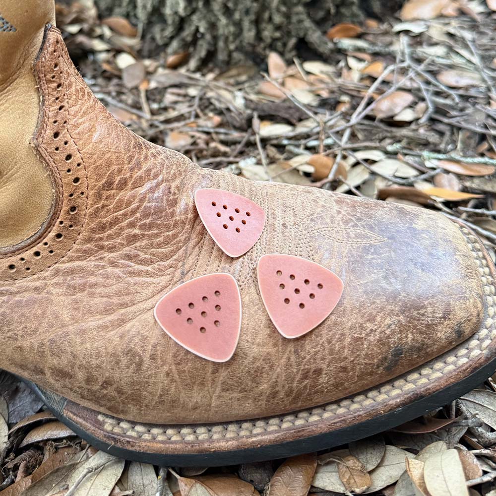 Hand-Finished FlexGrip® Picks - .85mm Perdiz - Saddle Brown