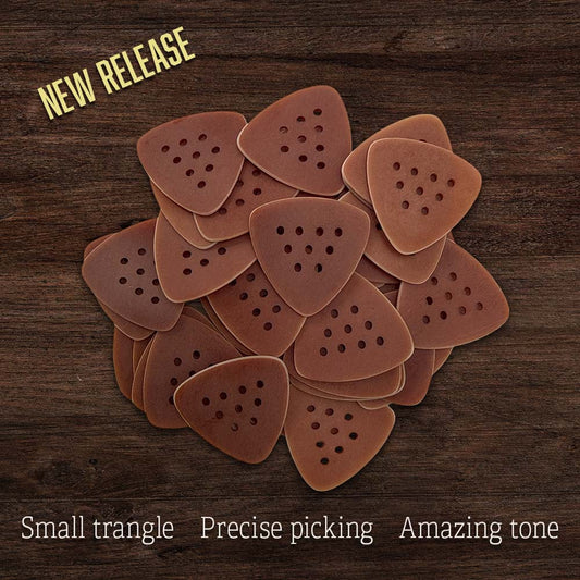 Hand-Finished FlexGrip® Picks - .85mm Perdiz - Saddle Brown